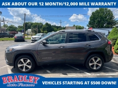 Used 2019  Jeep Cherokee 4d SUV 4WD Limited 3&period;2L at Bradley Auto Finance near Hudson&comma; NH