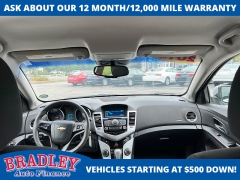 Used 2015  Chevrolet Cruze 4d Sedan LT w&sol;1LT Auto at Bradley Auto Finance near Hudson&comma; NH