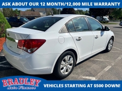 Used 2014  Chevrolet Cruze 4d Sedan LS AT at Bradley Auto Finance near Hudson&comma; NH