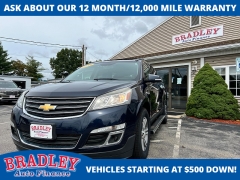 Used 2015  Chevrolet Traverse 4d SUV AWD LT1 at Bradley Auto Finance near Hudson&comma; NH