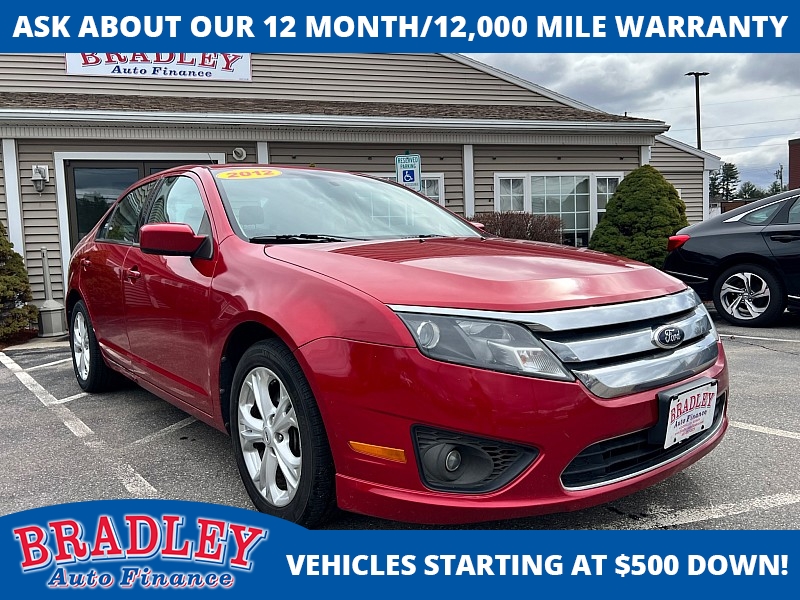Used 2012  Ford Fusion 4d Sedan SE at Bradley Auto Finance near Hudson&comma; NH