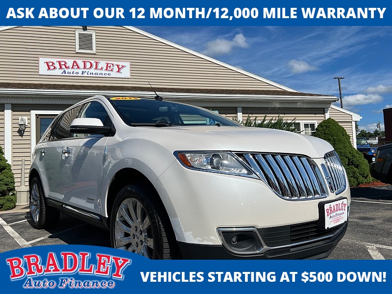 Used 2013  Lincoln MKX 4d SUV AWD Premium at Bradley Auto Finance near Hudson, NH