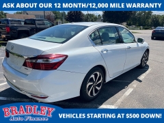 Used 2016 Honda Accord Sedan 4d EX-L V6 at Bradley Auto Finance near Hudson, NH