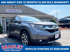Used 2018  Honda CR-V 4d SUV AWD EX at Bradley Auto Finance near Hudson&comma; NH