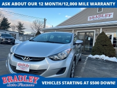 Used 2012  Hyundai Elantra 4d Sedan GLS PZEV at Bradley Auto Finance near Hudson&comma; NH