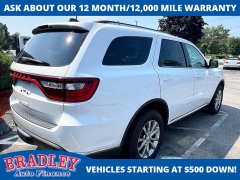 Used 2018  Dodge Durango 4d SUV AWD SXT at Bradley Auto Finance near Hudson&comma; NH
