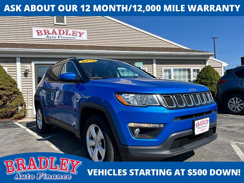 Used 2018  Jeep Compass 4d SUV 4WD Latitude Altitude at Bradley Auto Finance near Hudson&comma; NH