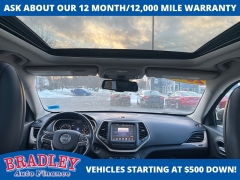Used 2015  Jeep Cherokee 4d SUV 4WD Limited V6 at Bradley Auto Finance near Hudson&comma; NH