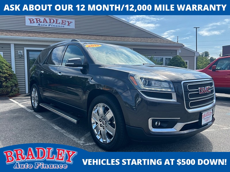 Used 2017  GMC Acadia Limited 4d SUV AWD at Bradley Auto Finance near Hudson, NH