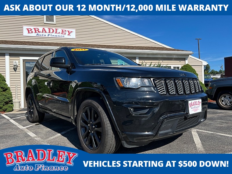 Used 2017  Jeep Grand Cherokee 4d SUV 4WD Laredo at Bradley Auto Finance near Hudson, NH