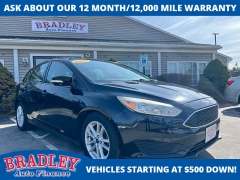  2017 Ford Focus 4d Hatchback SE at Bradley Auto Finance near Hudson&comma; NH