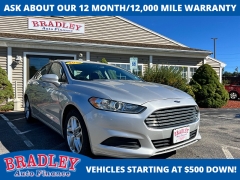 Used 2014  Ford Fusion 4d Sedan SE at Bradley Auto Finance near Hudson&comma; NH