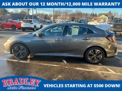 Used 2017  Honda Civic Hatchback 4d EX at Bradley Auto Finance near Hudson&comma; NH