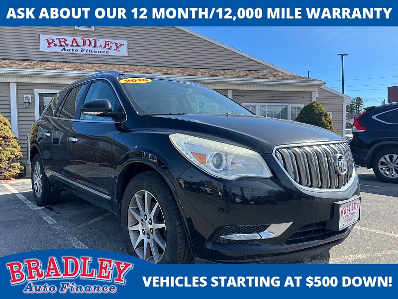 Used 2016  Buick Enclave 4d SUV AWD Leather w&sol;Tuscan Bronze Pkg at Bradley Auto Finance near Hudson&comma; NH