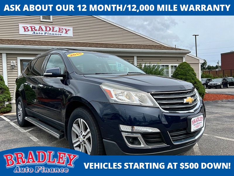 Used 2015  Chevrolet Traverse 4d SUV AWD LT1 at Bradley Auto Finance near Hudson&comma; NH