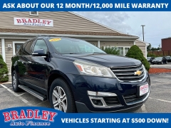  2015 Chevrolet Traverse 4d SUV AWD LT1 at Bradley Auto Finance near Hudson&comma; NH