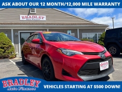  2017 Toyota Corolla 4d Sedan LE at Bradley Auto Finance near Hudson&comma; NH