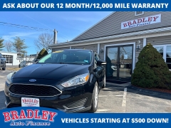 Used 2017  Ford Focus 4d Hatchback SE at Bradley Auto Finance near Hudson&comma; NH