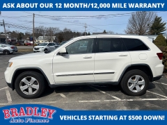 Used 2012  Jeep Grand Cherokee 4d SUV 4WD Laredo at Bradley Auto Finance near Hudson&comma; NH