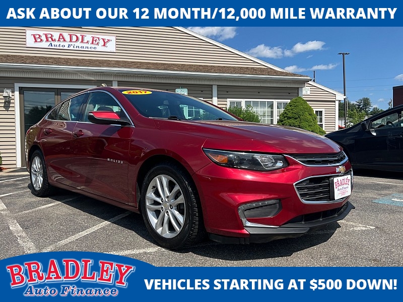 Used 2017 Chevrolet Malibu 4d Sedan LT at Bradley Auto Finance near Hudson, NH