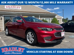 Used 2017 Chevrolet Malibu 4d Sedan LT at Bradley Auto Finance near Hudson, NH