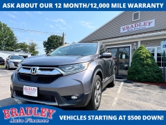 Used 2018  Honda CR-V 4d SUV AWD EX at Bradley Auto Finance near Hudson&comma; NH