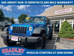 Used 2015  Jeep Wrangler Unlimited 4WD 4dr Sport at Bradley Auto Finance near Hudson&comma; NH