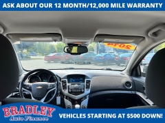 Used 2014  Chevrolet Cruze 4d Sedan LT1 AT at Bradley Auto Finance near Hudson&comma; NH