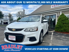 Used 2017  Chevrolet Sonic 4d Hatchback LT w&sol;1FL at Bradley Auto Finance near Hudson&comma; NH