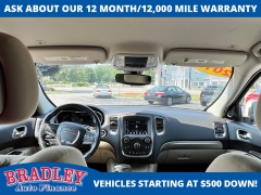 Used 2018  Dodge Durango 4d SUV AWD SXT at Bradley Auto Finance near Hudson&comma; NH