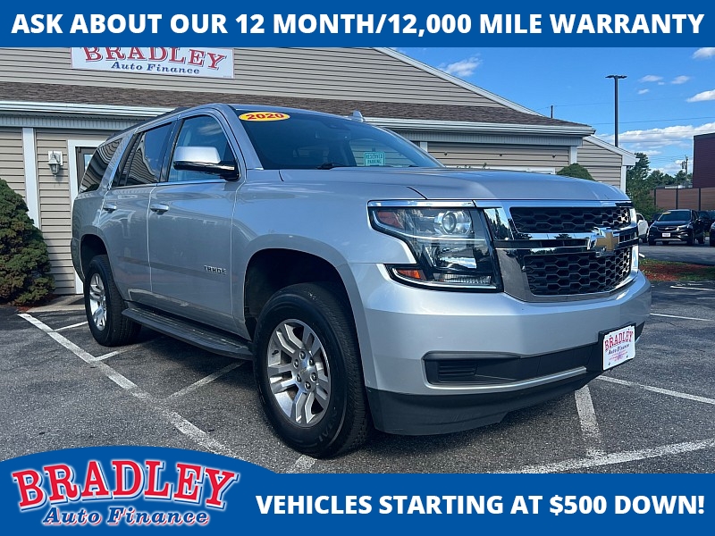 Used 2020 Chevrolet Tahoe 4d SUV 4WD LT at Bradley Auto Finance near Hudson, NH