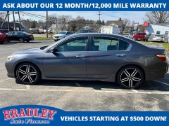 Used 2017  Honda Accord Sedan 4d Sport SE CVT at Bradley Auto Finance near Hudson&comma; NH