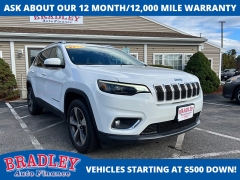 2019 Jeep Cherokee 4d SUV 4WD Limited 3.2L at Bradley Auto Finance near Hudson, NH