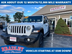 Used 2021 Jeep Wrangler Unlimited Sport 4x4 at Bradley Auto Finance near Hudson, NH