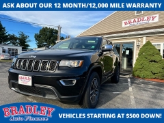 Used 2019  Jeep Grand Cherokee 4d SUV 4WD Limited V6 at Bradley Auto Finance near Hudson&comma; NH