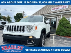 Used 2017  Jeep Renegade 4d SUV 4WD Limited at Bradley Auto Finance near Hudson&comma; NH