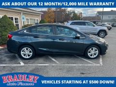 Used 2018  Chevrolet Cruze 4d Sedan LT Auto at Bradley Auto Finance near Hudson, NH