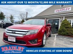 Used 2012  Ford Fusion 4d Sedan SE at Bradley Auto Finance near Hudson&comma; NH