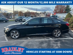 Used 2018  Honda Accord Sedan 4d EX-L 1.5L w/Navigation at Bradley Auto Finance near Hudson, NH