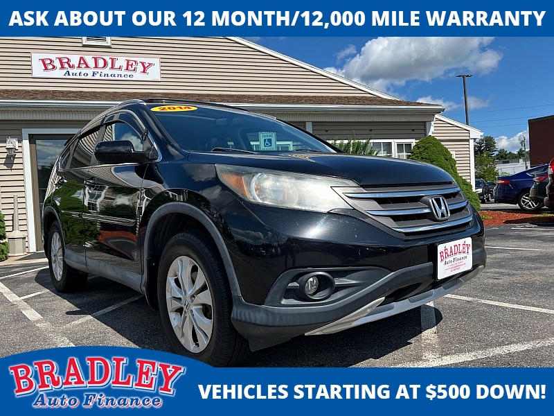 Used 2014  Honda CR-V 4d SUV AWD EX-L Navigation at Bradley Auto Finance near Hudson, NH