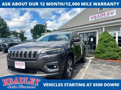 Used 2019  Jeep Cherokee 4d SUV 4WD Limited 3&period;2L at Bradley Auto Finance near Hudson&comma; NH