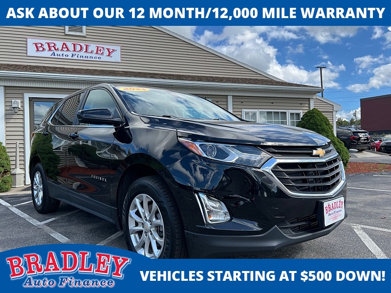 Used 2021  Chevrolet Equinox AWD 4dr LT w/2FL at Bradley Auto Finance near Hudson, NH