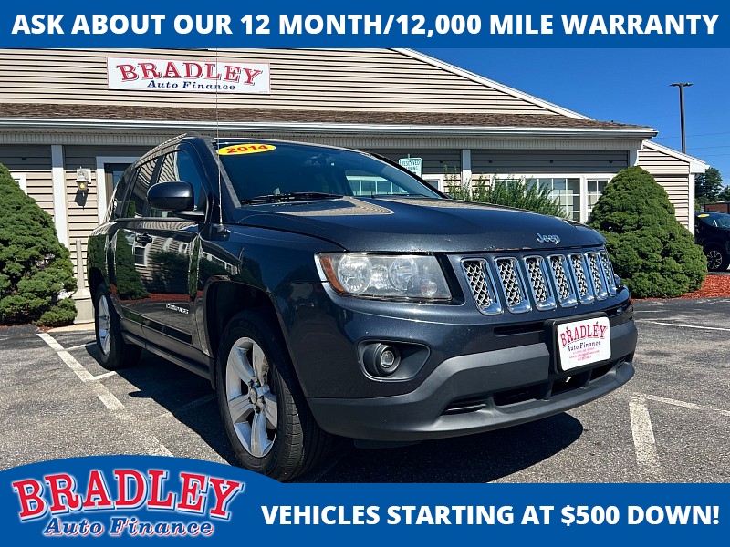 Used 2014  Jeep Compass 4d SUV 4WD Latitude at Bradley Auto Finance near Hudson&comma; NH