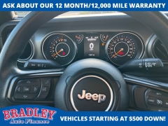 Used 2021 Jeep Wrangler Unlimited Sport 4x4 at Bradley Auto Finance near Hudson, NH