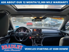 Used 2018  Honda Accord Sedan 4d EX-L 1.5L w/Navigation at Bradley Auto Finance near Hudson, NH