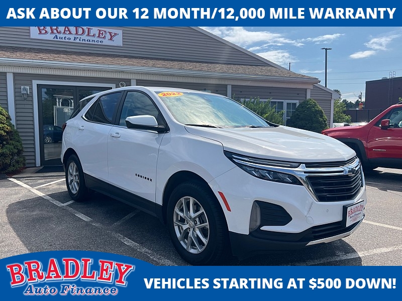 Used 2022  Chevrolet Equinox AWD 4dr LT w/1LT at Bradley Auto Finance near Hudson, NH