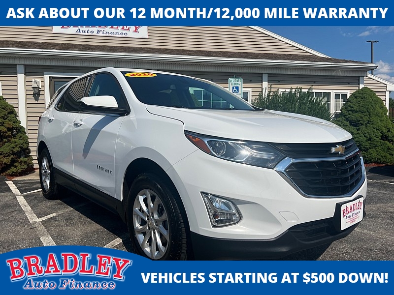 Used 2020  Chevrolet Equinox 4d SUV AWD LT w/2FL at Bradley Auto Finance near Hudson, NH