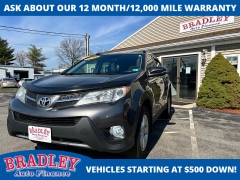 Used 2013  Toyota RAV4 4d SUV AWD XLE at Bradley Auto Finance near Hudson&comma; NH