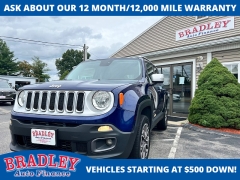 Used 2016  Jeep Renegade 4d SUV 4WD Limited at Bradley Auto Finance near Hudson&comma; NH