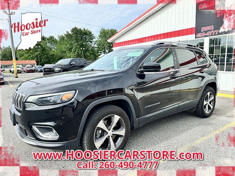 Used 2019  Jeep Cherokee 4d SUV 4WD Limited High Altitude 3.2L at Hoosier Car Store near fort wayne, IN